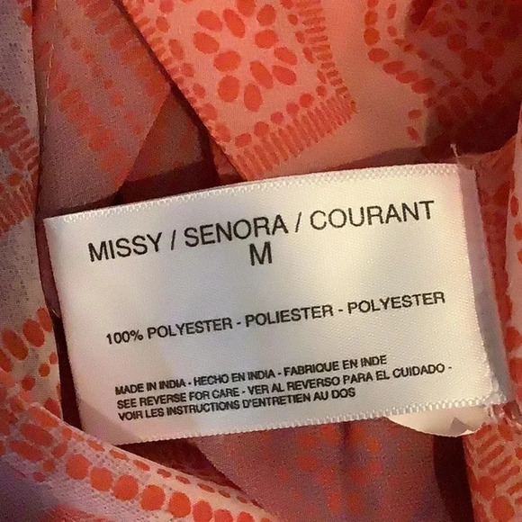 Vintage America Blues Button Blouse Size Medium (Preowned) - Picture 6 of 6